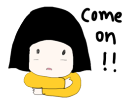 ngingi moody girl (eng version) sticker #6525803