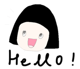 ngingi moody girl (eng version) sticker #6525821