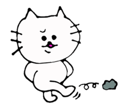 The interesting and cute cat 2 sticker #6525931