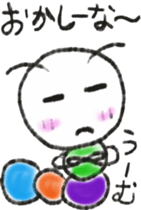 Daily life of a green caterpillar 3 sticker #6526273