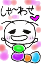 Daily life of a green caterpillar 3 sticker #6526282