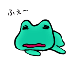 Haughty frog 2 sticker #6526519