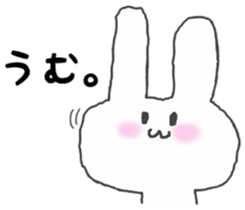 honesty rabbit sticker 3 sticker #6526746