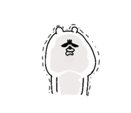 He is like a bear. 2 sticker #6526958