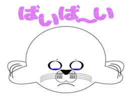 Very cute harbor seal sticker #6527433