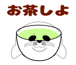 Very cute harbor seal sticker #6527434