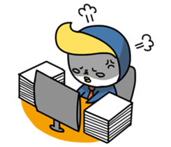 Little Penguin WEI-GU-LI(Office worker) sticker #6527546