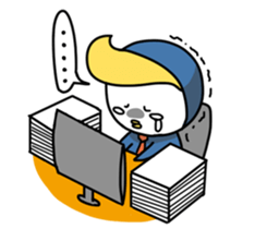 Little Penguin WEI-GU-LI(Office worker) sticker #6527547
