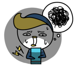 Little Penguin WEI-GU-LI(Office worker) sticker #6527550