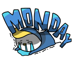 Little Penguin WEI-GU-LI(Office worker) sticker #6527554