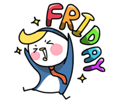 Little Penguin WEI-GU-LI(Office worker) sticker #6527555