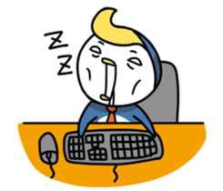Little Penguin WEI-GU-LI(Office worker) sticker #6527562