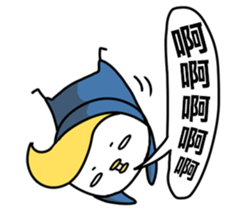 Little Penguin WEI-GU-LI(Office worker) sticker #6527565
