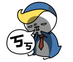 Little Penguin WEI-GU-LI(Office worker) sticker #6527572