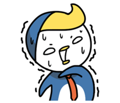 Little Penguin WEI-GU-LI(Office worker) sticker #6527575