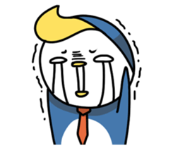 Little Penguin WEI-GU-LI(Office worker) sticker #6527577