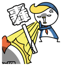 Little Penguin WEI-GU-LI(Office worker) sticker #6527578