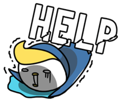 Little Penguin WEI-GU-LI(Office worker) sticker #6527580