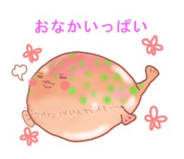 Flapjack octopus and deep sea creatures. sticker #6527667