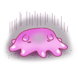 Flapjack octopus and deep sea creatures. sticker #6527678