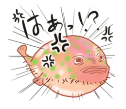 Flapjack octopus and deep sea creatures. sticker #6527686