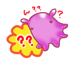 Flapjack octopus and deep sea creatures. sticker #6527688