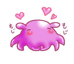 Flapjack octopus and deep sea creatures. sticker #6527689