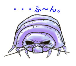 Flapjack octopus and deep sea creatures. sticker #6527700