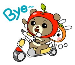 AppleBear ver.2 sticker #6527985