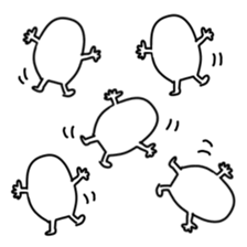 Rounded person sticker #6528201