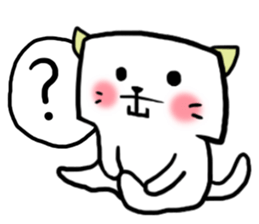 Okayama dialect cat and bear 3 sticker #6528539