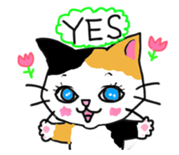 Tortoiseshell cat family and friends sticker #6528998