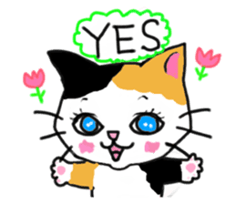 Tortoiseshell cat family and friends sticker #6528998