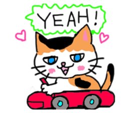 Tortoiseshell cat family and friends sticker #6529004