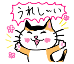 Tortoiseshell cat family and friends sticker #6529012