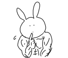 mukimukiusagi sticker #6529711