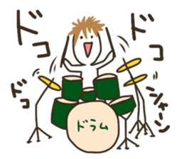 Graffiti fan of the Band DX!! sticker #6529995