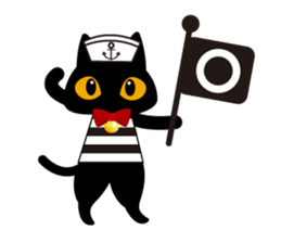 Black Cat Black Marin sticker #6530493