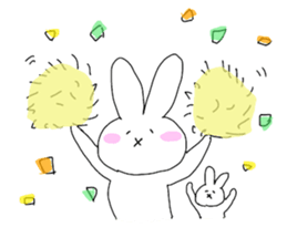 Rabbit & little rabbit daily sticker #6530798