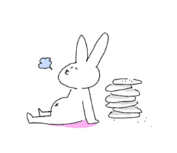 Rabbit & little rabbit daily sticker #6530806