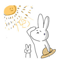 Rabbit & little rabbit daily sticker #6530813