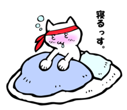 cat likessake sticker #6530877