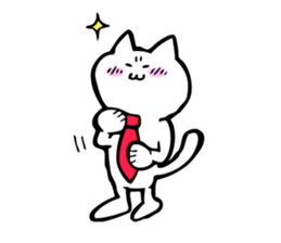 cat likessake sticker #6530881