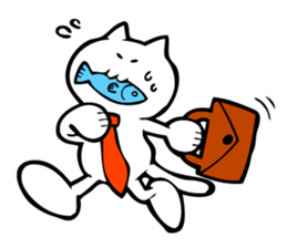 cat likessake sticker #6530890