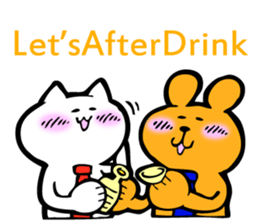 cat likessake sticker #6530903