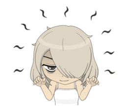 dark girl Saya sticker #6531716