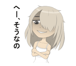 dark girl Saya sticker #6531726