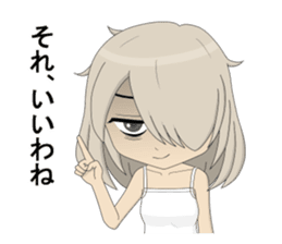 dark girl Saya sticker #6531728