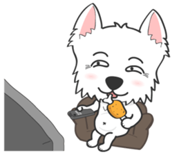 I LOVE West Highland White Terrier part4 sticker #6532286