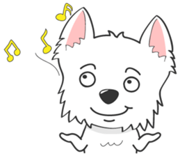 I LOVE West Highland White Terrier part4 sticker #6532289